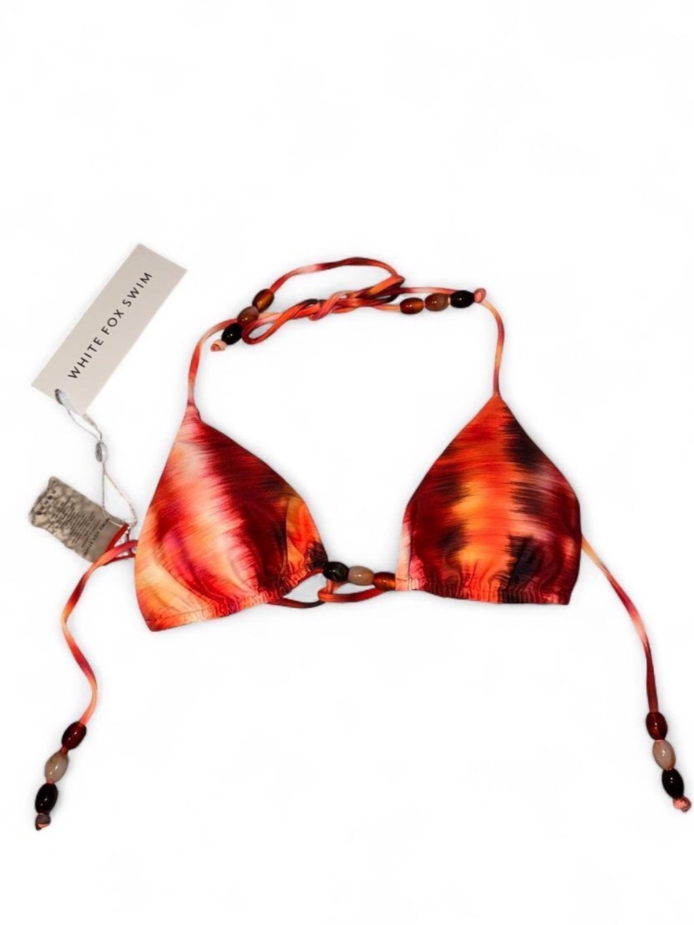White Fox Swim - Summer Anthem Bikini Top Flamin' Horizon, SIZE: S